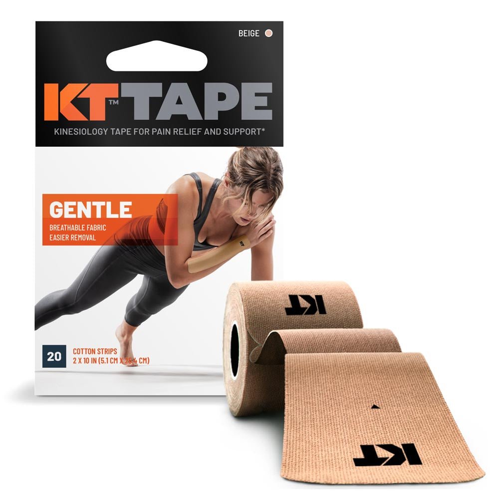 KT Tape KT Original Tape Precut (5 x 25cm) - 20 pcs - 5 Meters - Gentle