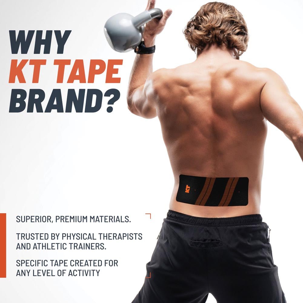 KT Tape KT Pro Wide Tape Precut (10 x 25cm) - 10 pcs - 2,5 Meter
