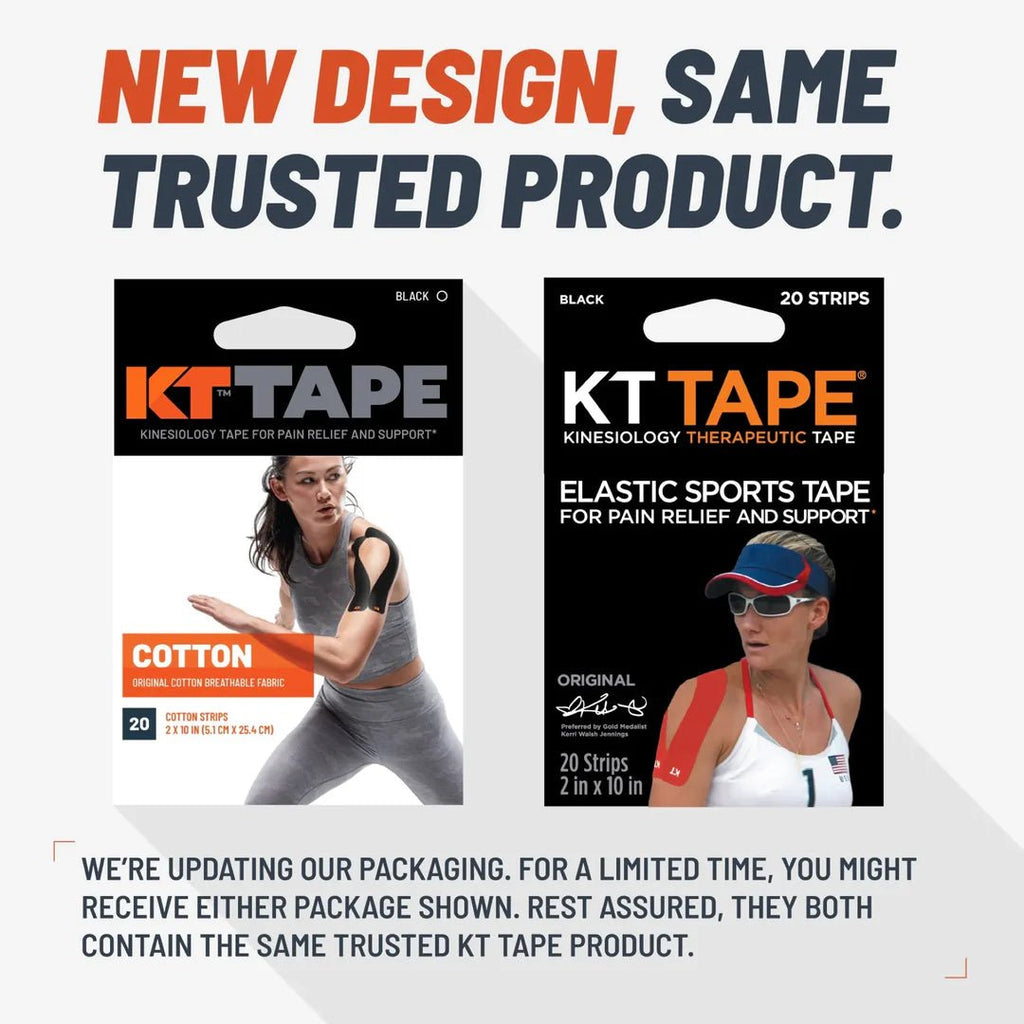 KT Tape KT Original Tape Precut (5 x 25cm) - 20 pcs - 5 Meters