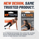 KT Tape KT Original Tape Precut (5 x 25cm) - 20 pcs - 5 Meters - Gentle