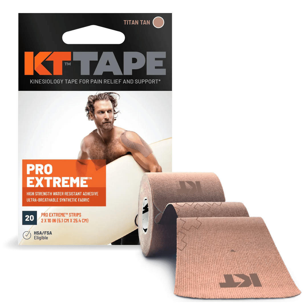KT Tape KT Pro Extreme Tape Precut (5 x 25cm) - 20 pcs - 5 Meters