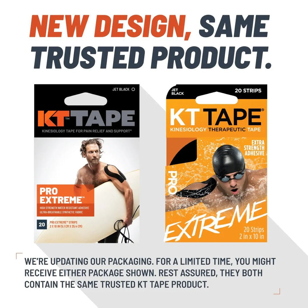 KT Tape KT Pro Extreme Tape Precut (5 x 25cm) - 20 pcs - 5 Meters