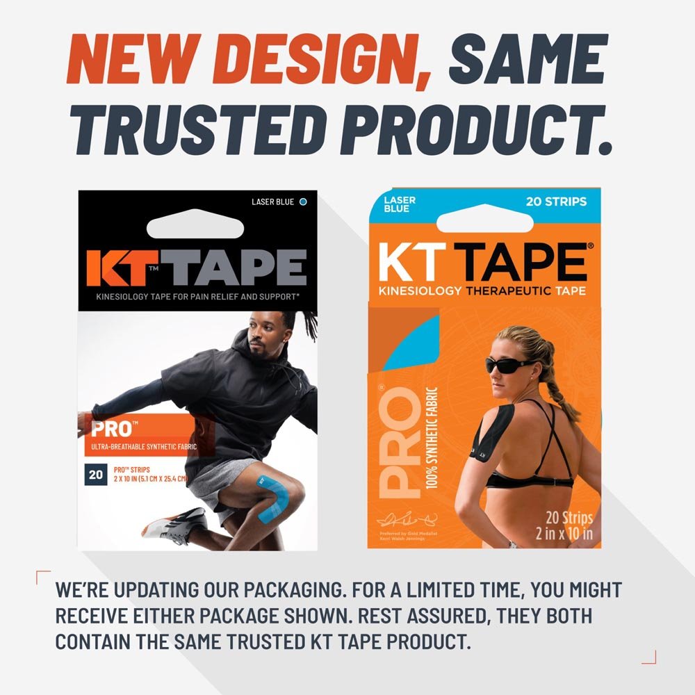 KT Tape KT Pro Tape Precut (5 x 25cm) - 20 pcs
