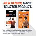 KT Tape KT Pro Wide Tape Precut (10 x 25cm) - 10 pcs - 2,5 Meter