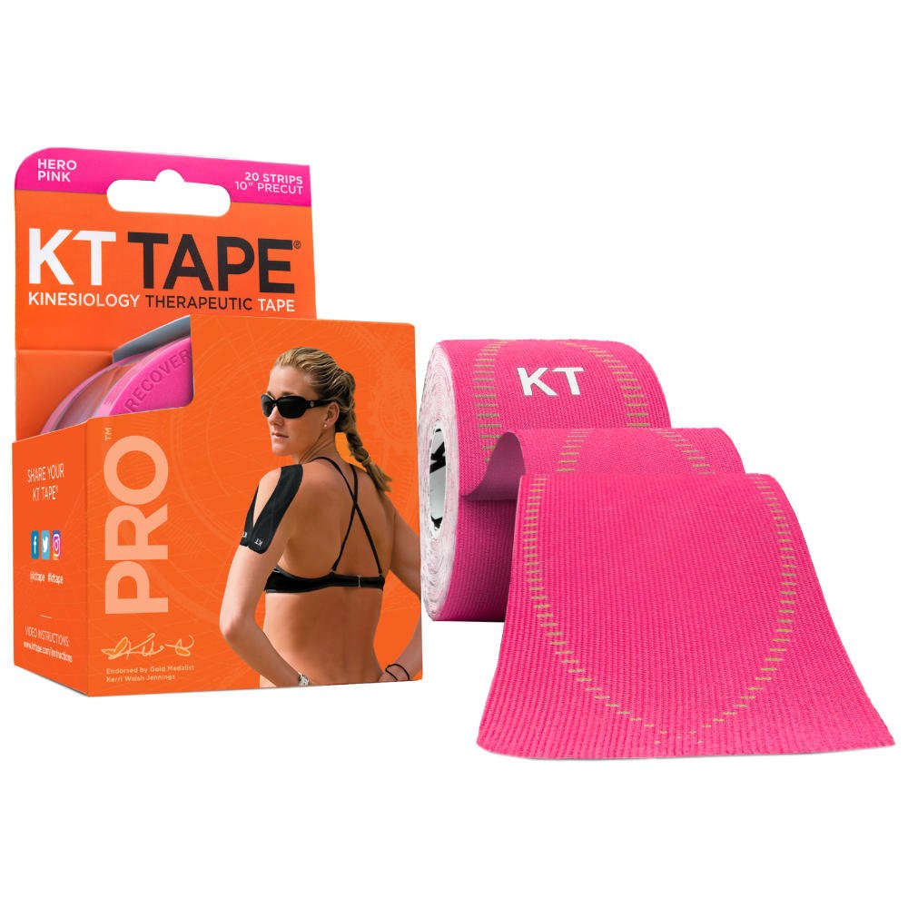 KT Tape Pro Sintético Fast Pack com 3 Tiras PRE Cortadas Bege